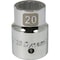 Dynamic 3/4" Drive, 20mm Metric Socket, 12 Points D022120 - alternate 1